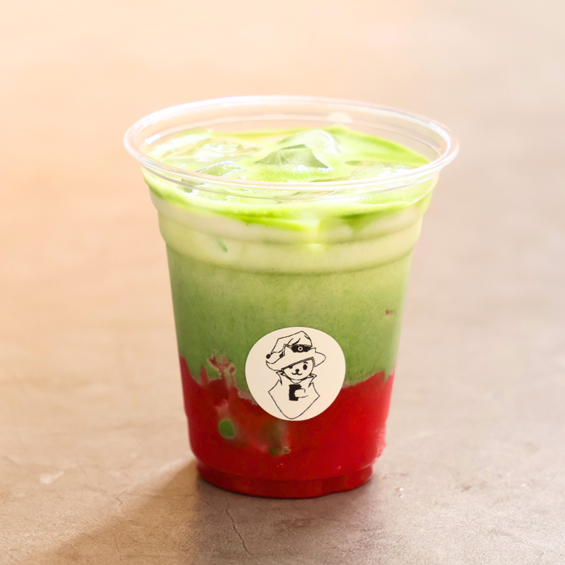 Strawberry Matcha Latte